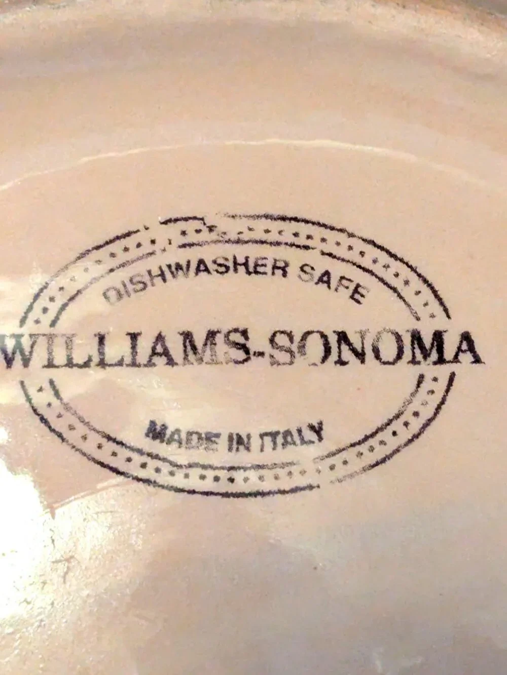 5 Piece Williams Sonoma Pasta Set Retired Asolo Gold Green Tuscany Italy NICE